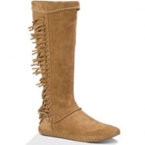 UGG Tall Moccasin Boots “Mammoth” Size 8